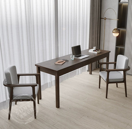 SUNX Nordic Solid Wood Desk with Drawer from SUNX