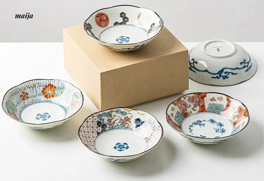 OKADA YAKI Japanese Gift Box Dish Set from OKADA YAKI