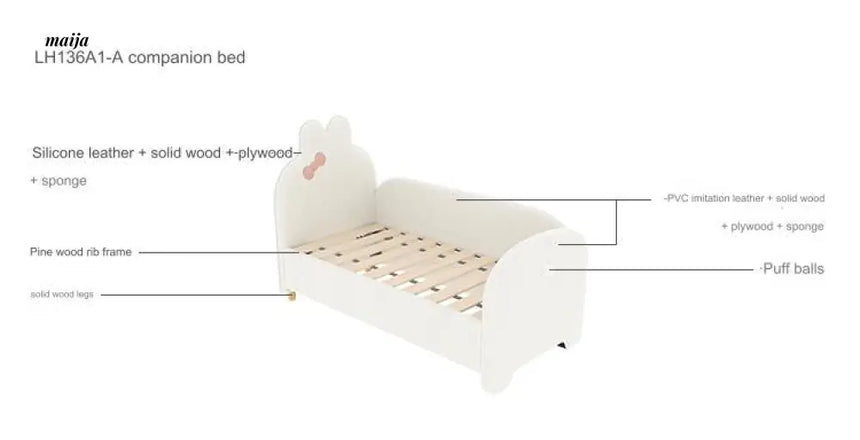 LINSYKIDS Claymore Bed Extender with Guardrail from LINSY KIDS