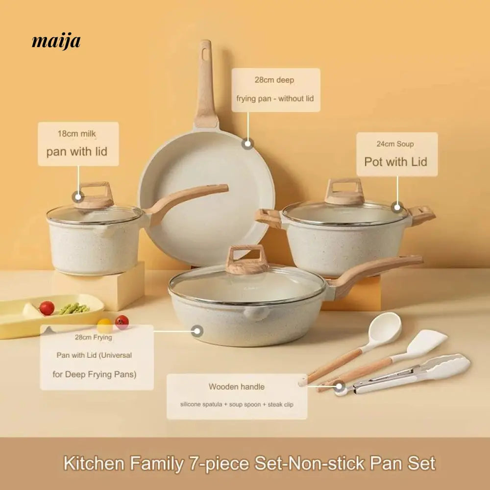 CAROTE Non-Stick Pot Full Kitchen Set from CAROTE