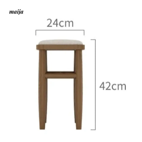 FUYUKI Lawton Dressing Stool from KENZAKI