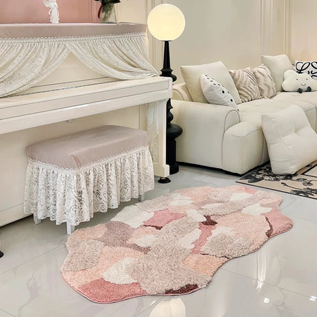 KENZAKI Sakura Snow Washable Rug from KENZAKI