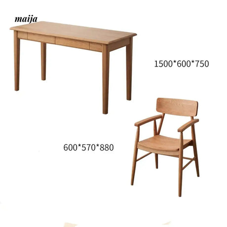 XIXI Aiden Solid Wood Office Desk from XIXI