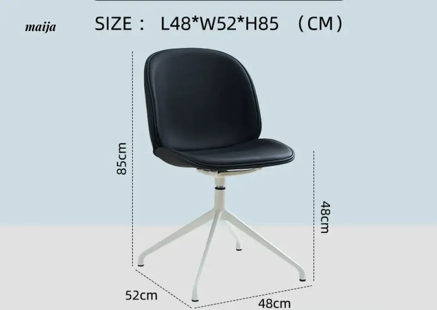 LOWERLEFT Modern Computer Dining Chair from Lower Left