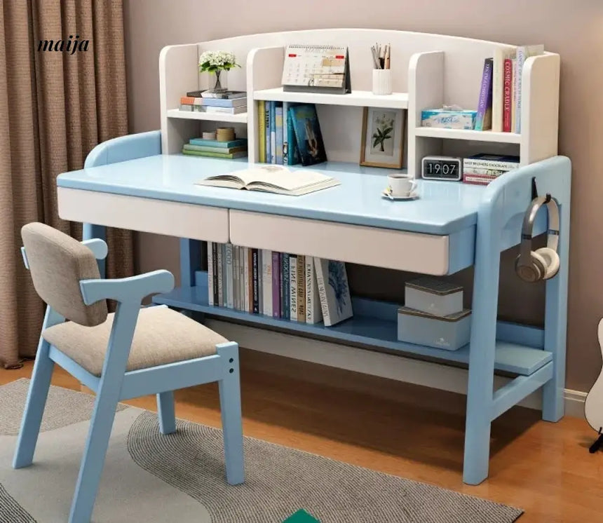 Mabel Adjustable Solid Wood Children's Desk from maija