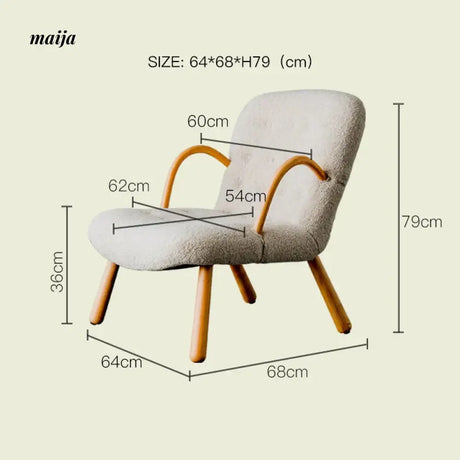 LAZYSPACE Mila Lazy Sofa Chair from LAZYSPACE