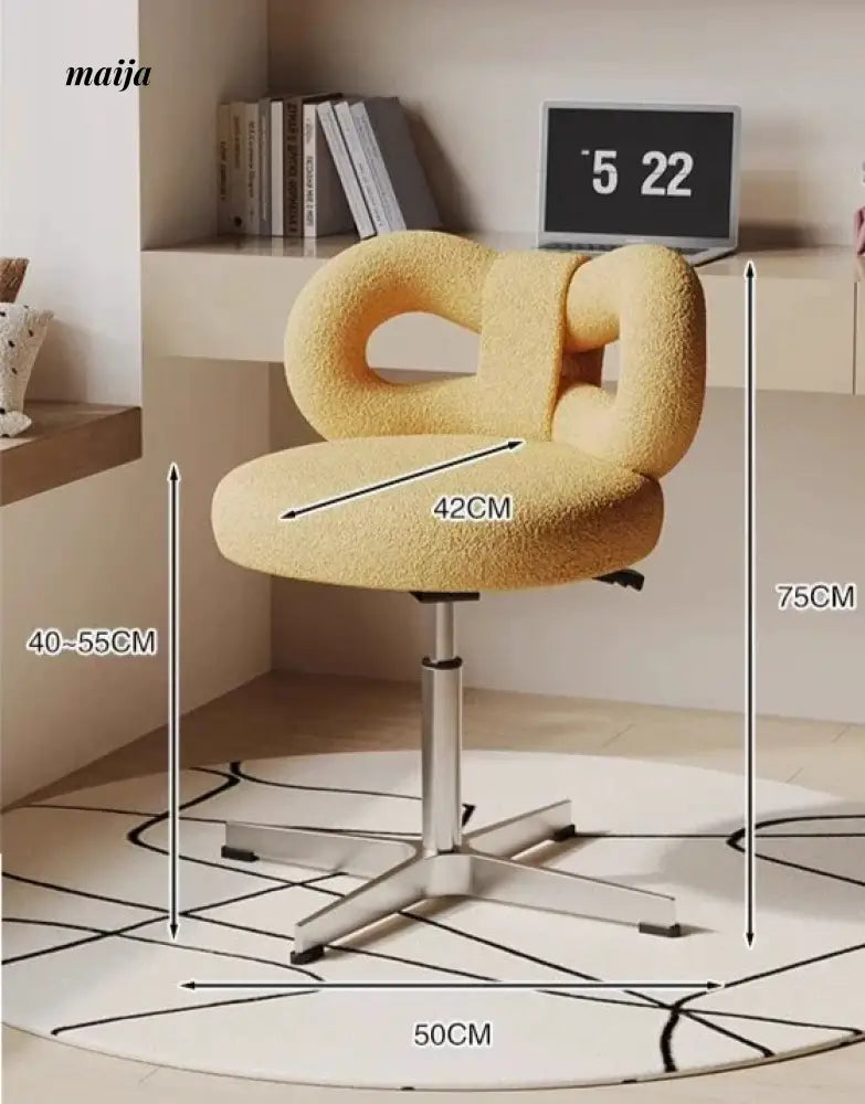 Princess Rotating Cream Dressing Stool from maija