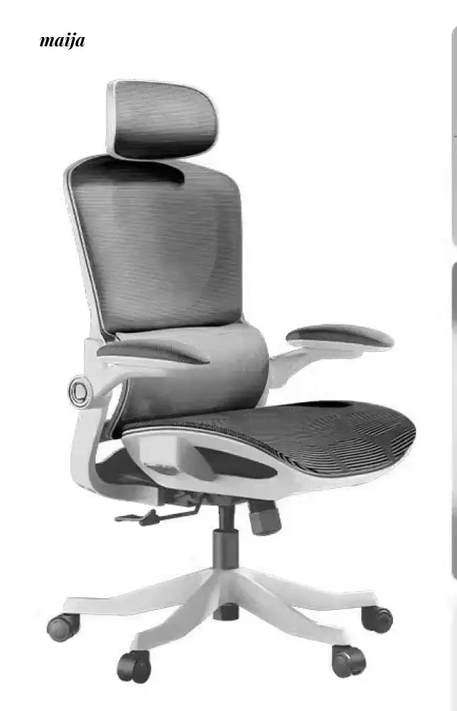 Black and White P53 Computer Chair from Hbada