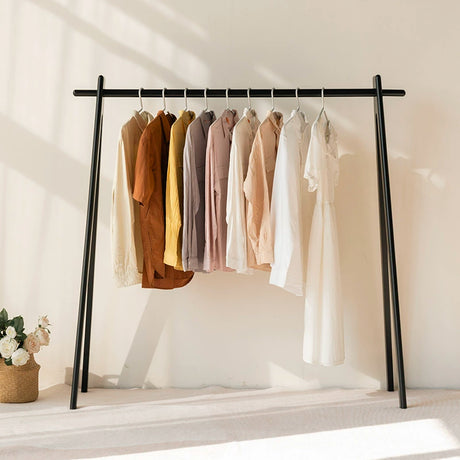 Jessie Solid Wood Clothing Rack from maija