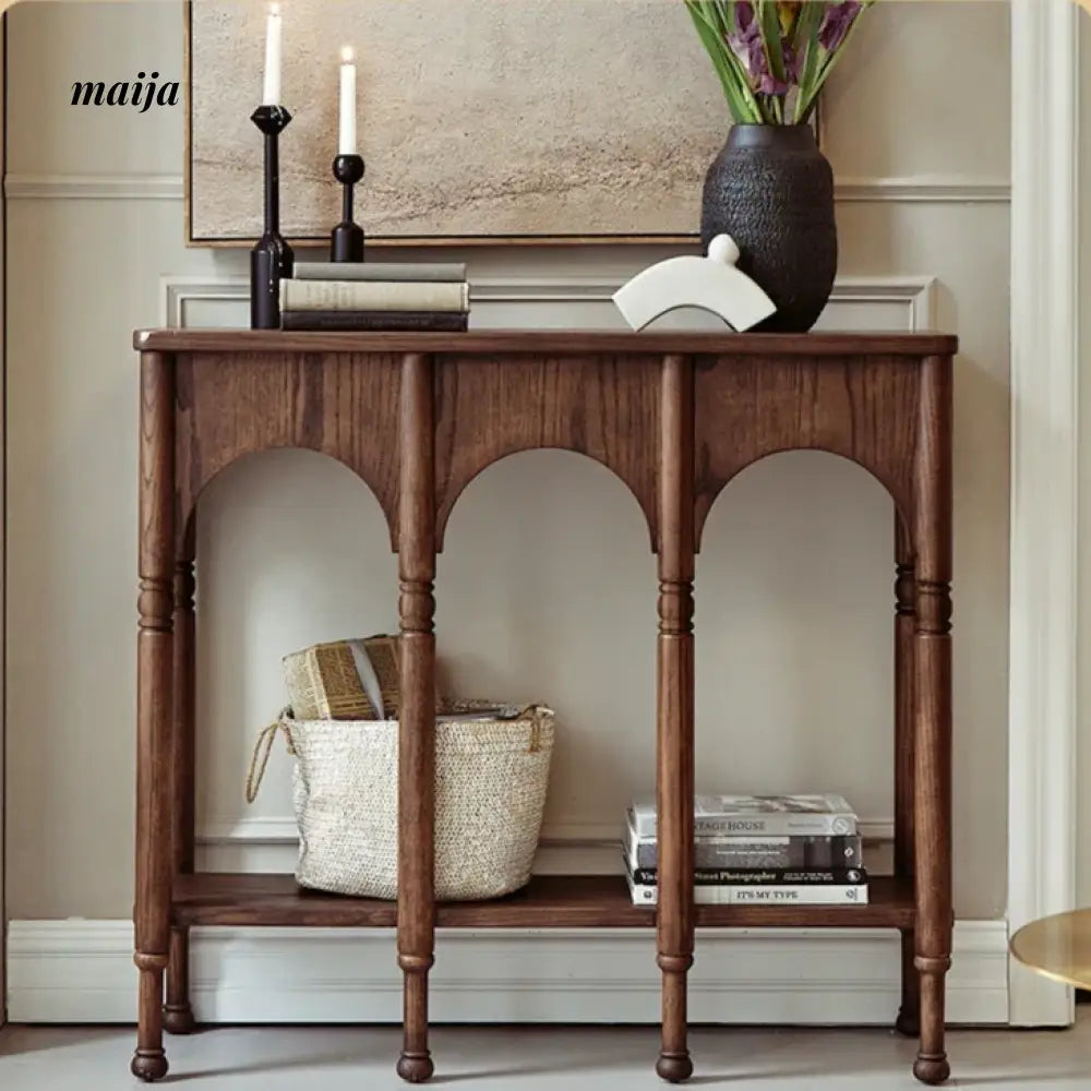 SLIGHTLYCOOL Gard Solid Wood Console Table from maija