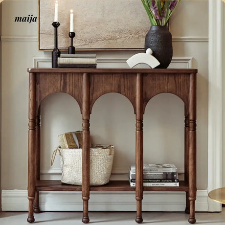 SLIGHTLYCOOL Gard Solid Wood Console Table from maija