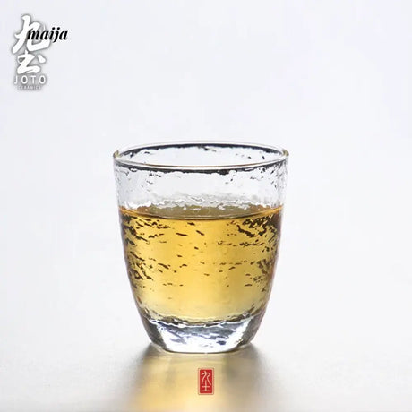 JOTO Hammered Glass Gongfu Fair Cup Japanese Style Tea Accessory from JOTO