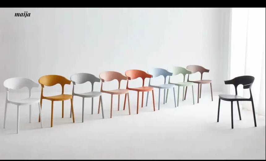 Lotus Plastic Bar Stool
