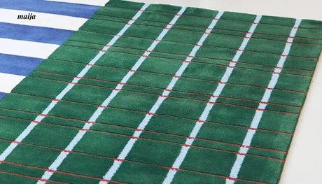 UNDERLAND Running Track Pattern Rug from UNDERLAND