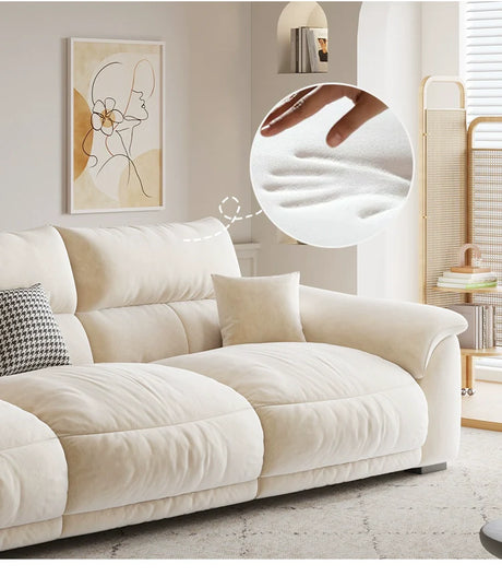 LATE AUTUMN Universal Electric Minimalist Cream Sofa from LATE AUTUMN