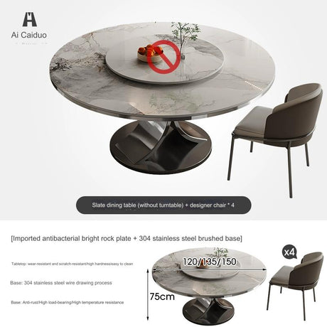 Seaton Lazy Susan Dining Table from MODENG