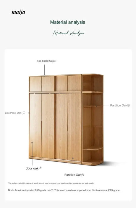 GENJI Fiona Solid Wood Wardrobe from GENJI