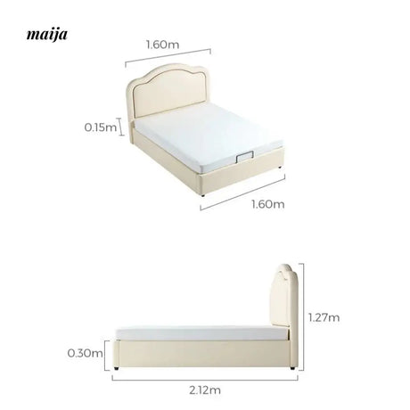 LINSYKIDS Angelica Soft Headrest Children's Bed from LINSY KIDS