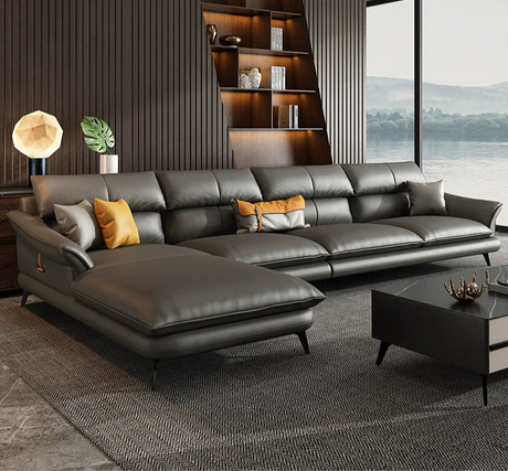 DIPU Karla Modern Cowhide Sofa from DIPU