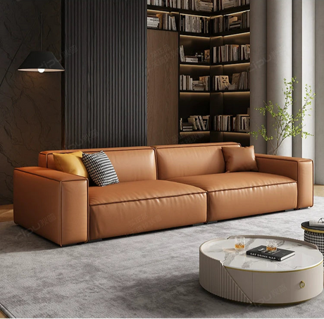 DIPU Keenan Cream Block Light Luxury Sofa from DIPU