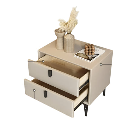 DIPU Brylee Cream Modern Scandinavian Bed from DIPU