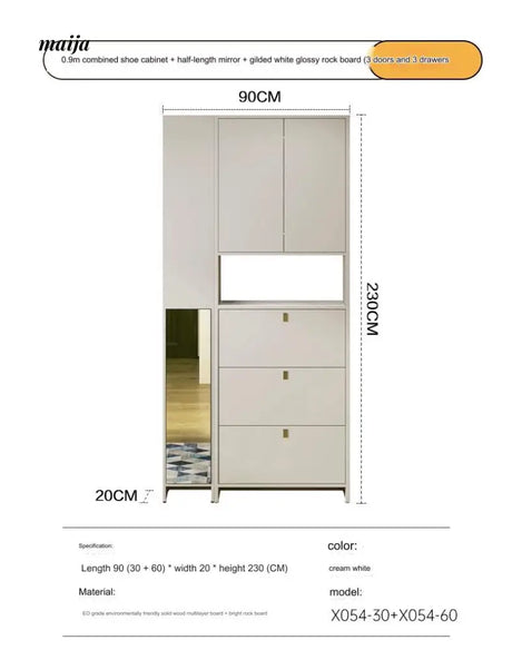 Noble Ultra Thin Shoe Cabinet from MODENG