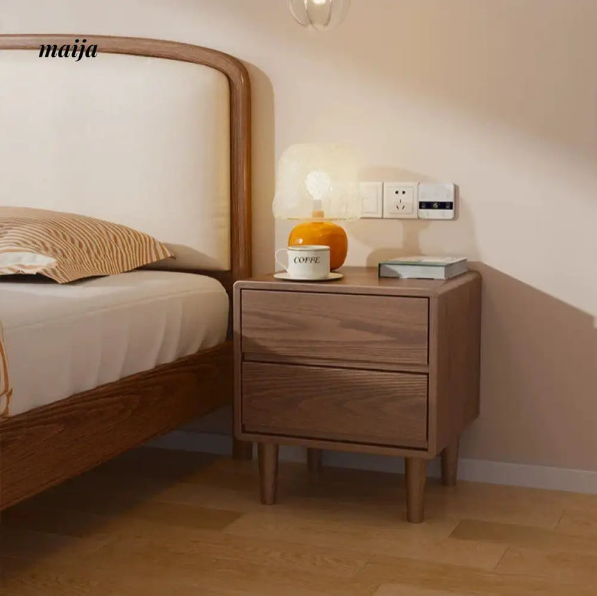 FUYUKI Jacksonville Solid Wood Bed from FUYUKI