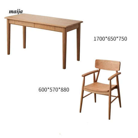 XIXI Aiden Solid Wood Office Desk from XIXI
