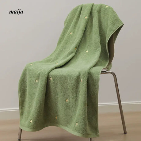 NUANYOU Cute Embroidered Cotton Bath Towel from maija