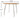 MOODSTORM Lilli Simple Iron Dining Table and Chair Set from MOODSTORM