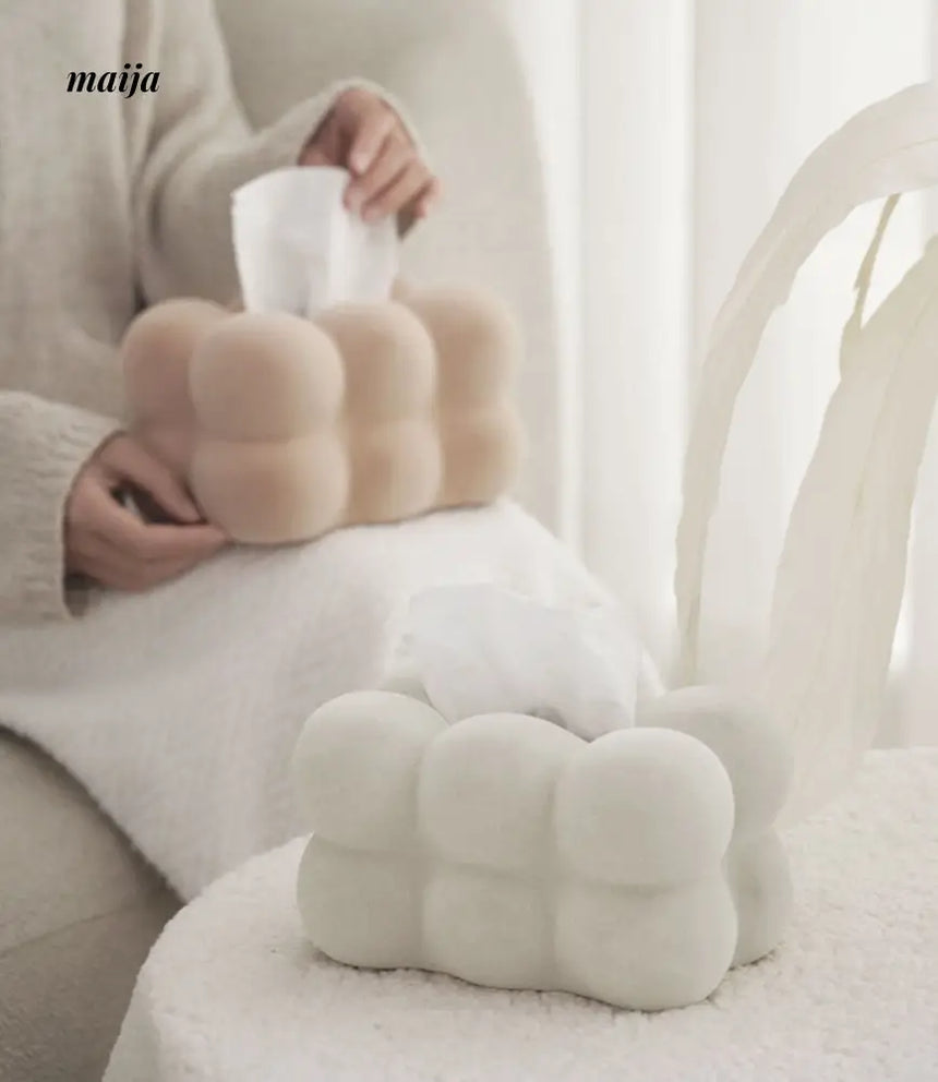 Marshmallow Ceramic Tissue Box from maija