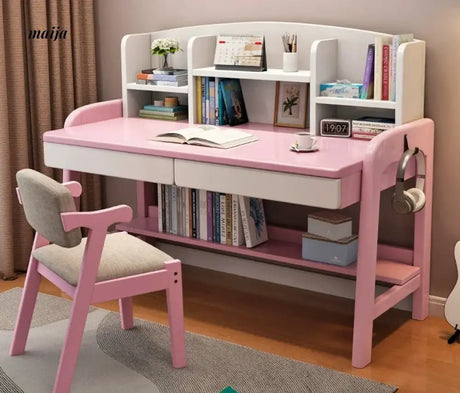 Mabel Adjustable Solid Wood Children's Desk from maija