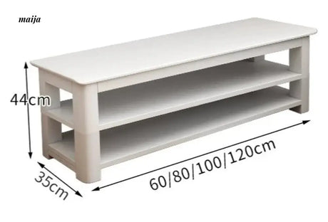 Evergreen Solid Wood Shoe Stool from maija