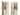 MEIHOUSE French Cream Sliding Door Bedroom Wardrobe Modern Storage from MEIHOUSE