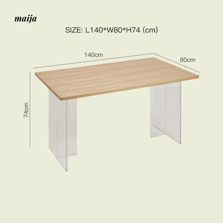 LAZYSPACE Jack Acrylic Dining Table from LAZYSPACE