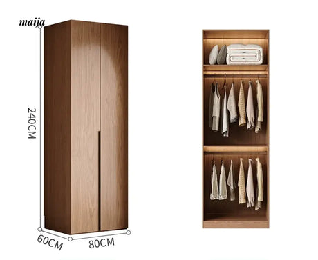 MEIHOUSE French Glass Door Romantic Bedroom Wardrobe Cabinet from MEIHOUSE