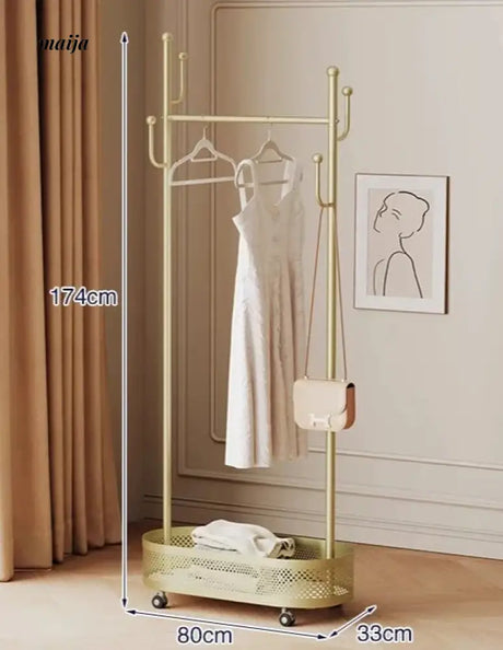 Marshall Load-Bearing Coat Hanger with Basket from AI