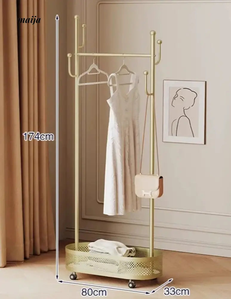 Marshall Load-Bearing Coat Hanger with Basket from AI