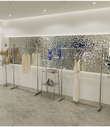 SM Henry Stainless Steel Clothing Hanger Stand from SM
