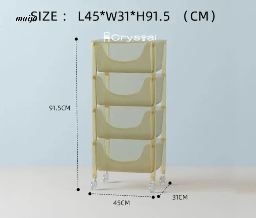 Acrylic Cloudy Snack Trolley