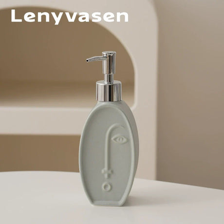 LENYVASEN Iris Ceramic Shower Gel Bottle from LENYVASEN