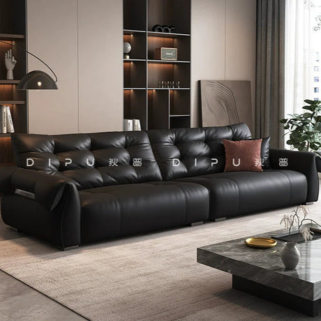 DIPU Sylvie Elegant Swan Leather Sofa from DIPU