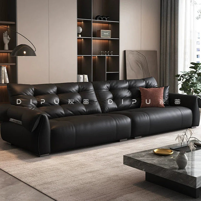 DIPU Sylvie Elegant Swan Leather Sofa from DIPU