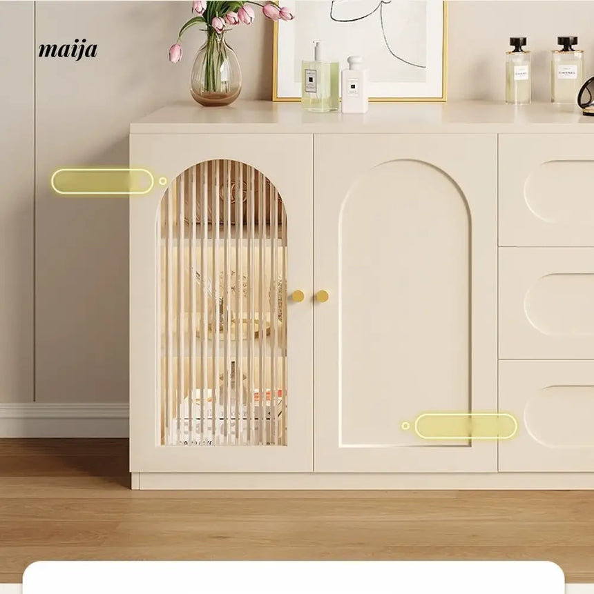 MEIHOUSE French Cream Dressing Table Modern Desk Chest Bedroom from MEIHOUSE