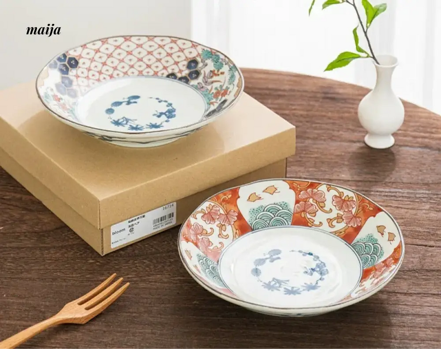 OKADA YAKI Japanese Gift Box Dish Set from OKADA YAKI