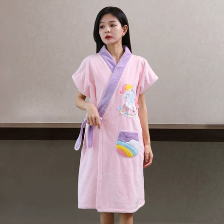 NUANYOU Wearable Bath Towel with Bathrobe from Nuanyou