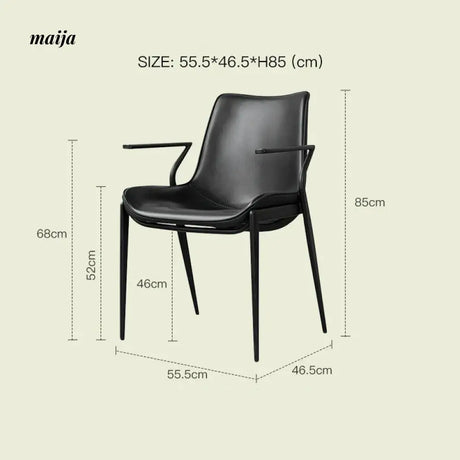 LAZYSPACE Alice Leather Dining Chair from LAZYSPACE