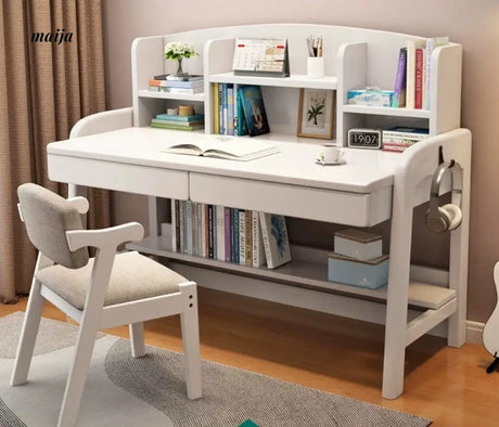 Mabel Adjustable Solid Wood Children's Desk from maija