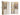MEIHOUSE French Cream Sliding Door Bedroom Wardrobe Modern Storage from MEIHOUSE