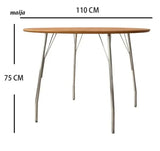 MOODSTORM Lilli Simple Iron Dining Table and Chair Set from MOODSTORM